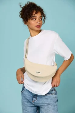 Banane en coton bio et jute | écru "andrea jute"