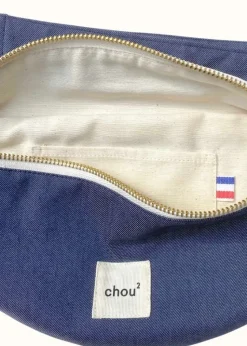 Banane made in france en coton upcyclé | bleu "jean"