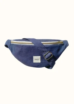 Banane made in france en coton upcyclé | bleu "jean"