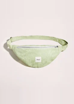 Banane made in france en coton upcyclé | vert "jacquard vert""