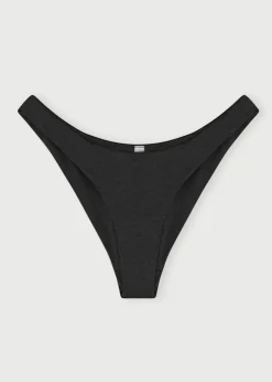 Bas de maillot en matières recyclées | noir "swim cheeky bikini bottom - black"