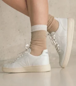 Baskets basses en cuir certifié | blanc
