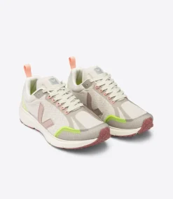 Baskets de sport en recyclé | beige et jaune