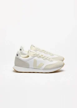 Baskets en mesh recyclé | blanc et beige "rio branco ii - white pierre"
