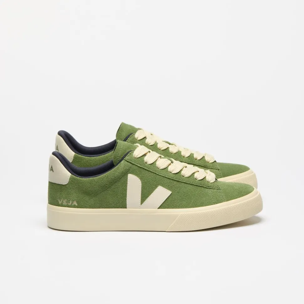 Baskets en suède | vert "campo bold kiwi pierre"