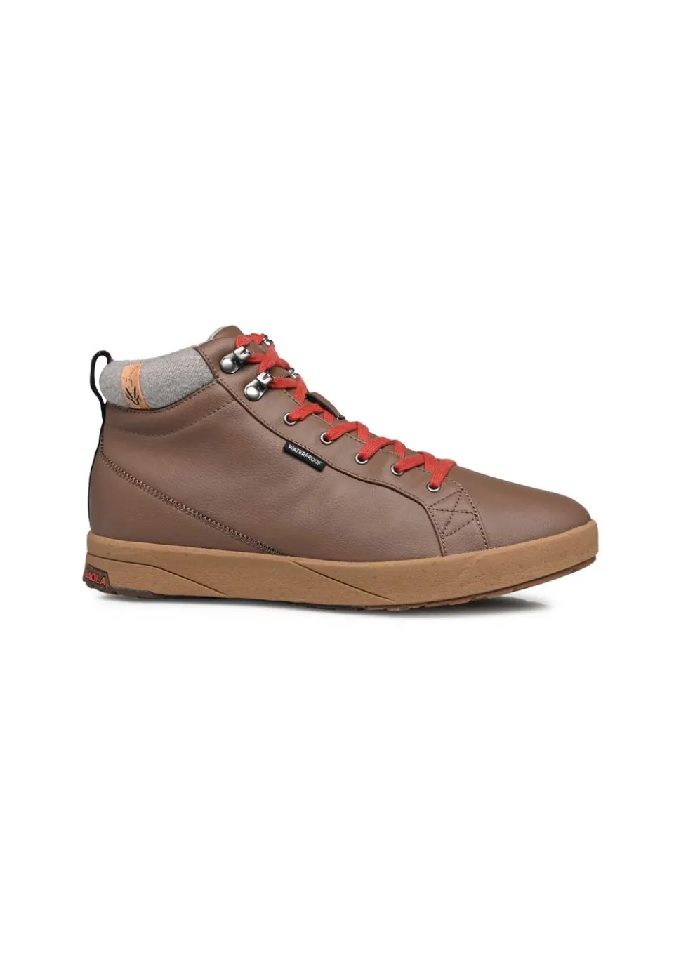 Baskets montantes | marron "bergen waterproof warm m - chocolate"