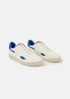 Baskets vegan | blanc et bleu 