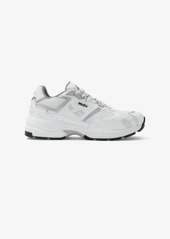Baskets vegan | blanc et gris "gen8 - corn white & silver "