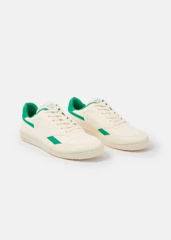 Baskets vegan | blanc et vert