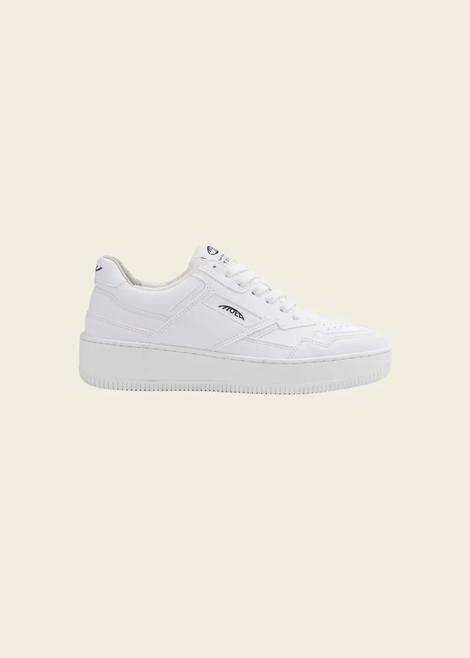 Baskets vegan | blanc "origin - full white - corn"