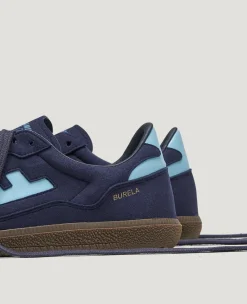 Baskets vegan | bleu "burela slim navy sky"