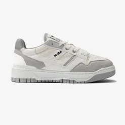 Baskets vegan en matière végétale | gris "gen2 corn white & grey"