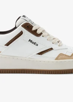 Baskets vegan | multicolor "gen1 - coco white & brown suede"