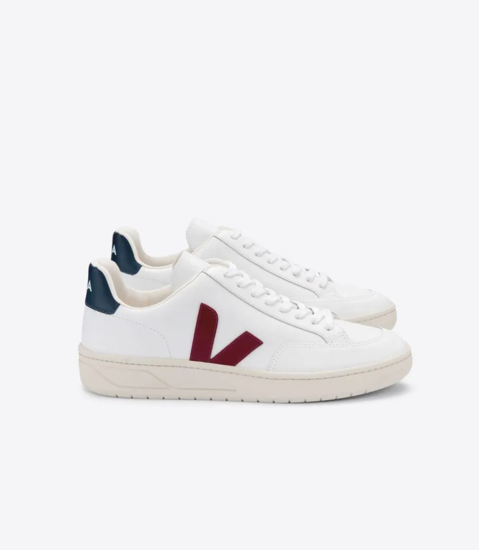 Baskets v-12 leather | multicolor "extra white marsala nautico"