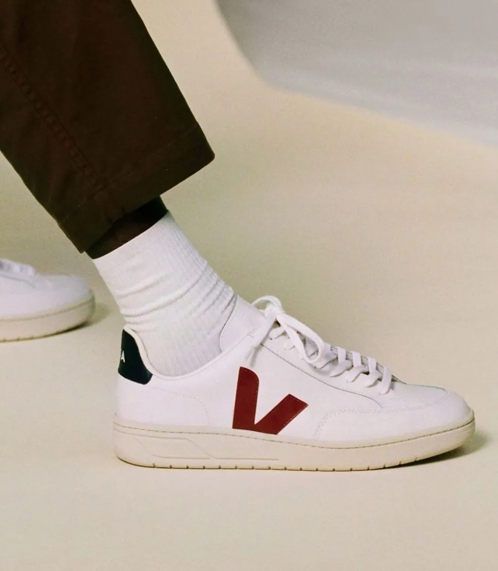 Baskets v-12 leather | multicolor "extra white marsala nautico"
