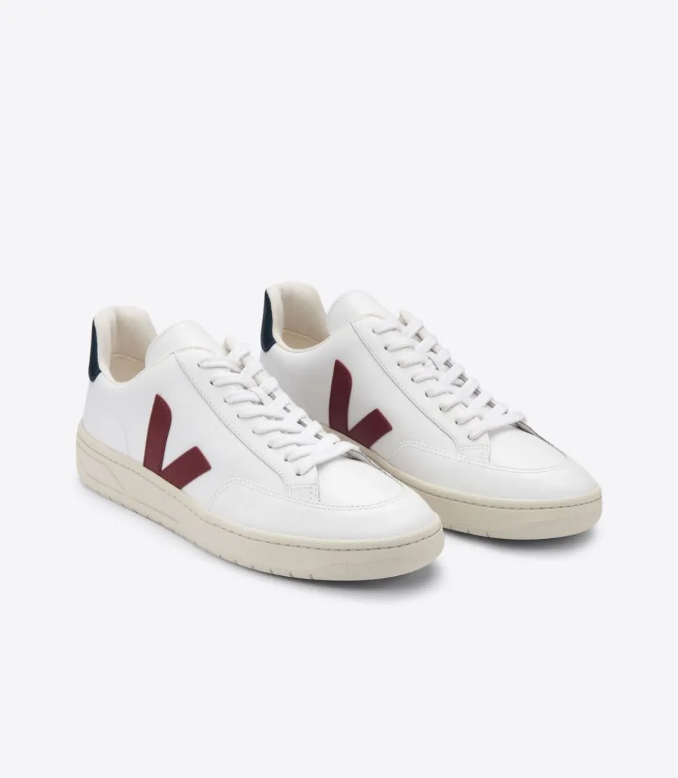 Baskets v-12 leather | multicolor "extra white marsala nautico"