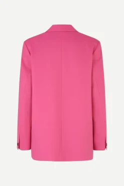 Blazer rose en ecovero et matière recyclée - haven blazer fandango pink