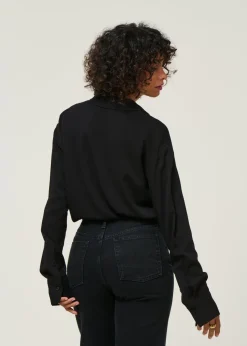 Blouse en viscose ecovero | noir 
