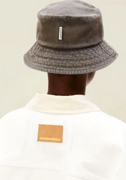 Bob en coton bio | gris "bucket hat - granit washed"