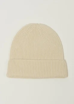 Bonnet en laine mérinos recyclée | écru