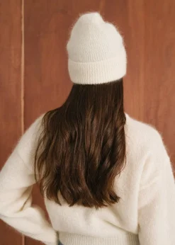 Bonnet en mohair certifié | écru 