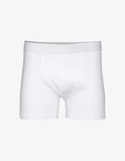 Boxer uni en coton bio | blanc "optical white"
