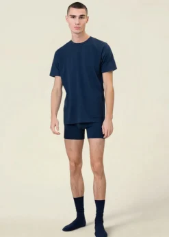 Boxer uni en coton bio | marine 