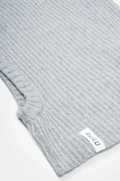 Cagoule en cachemire recyclé | gris clair 