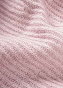 Cagoule en cachemire recyclé | rose 