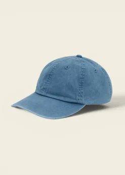 Casquette en coton bio | bleu "cap - faded indigo"