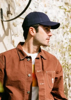 Casquette en coton bio | marine 