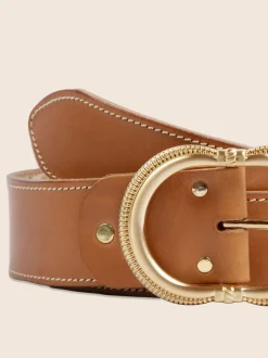 Ceinture en cuir certifié à tannage végétal | cuir naturel 