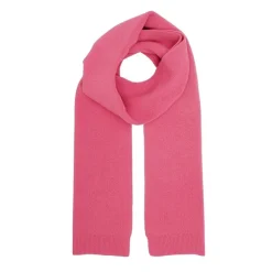 Écharpe en laine mérinos recyclée | rose "bubblegum pink"