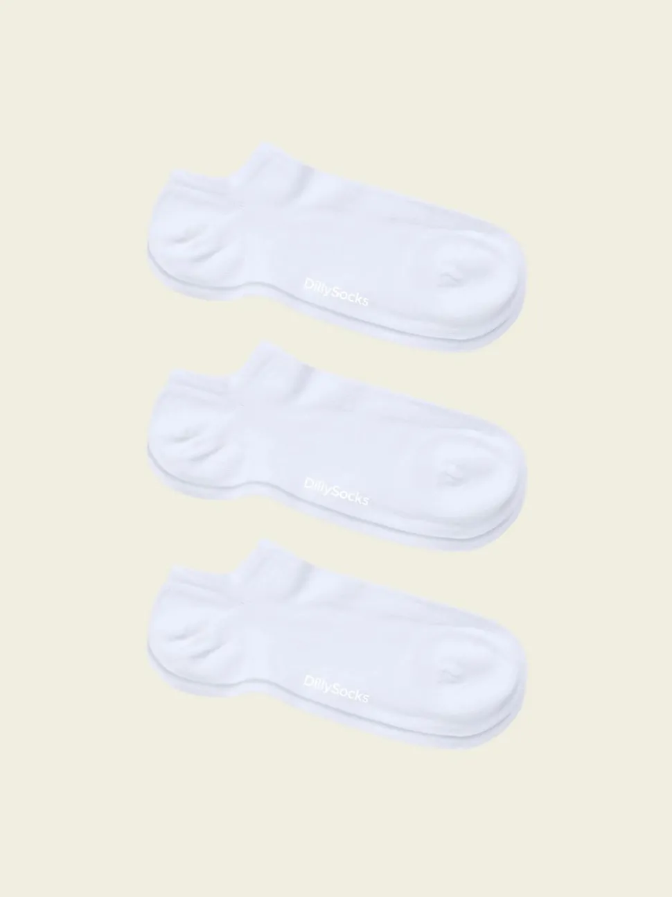 Chaussettes courtes en coton bio | blanc "short snow white"