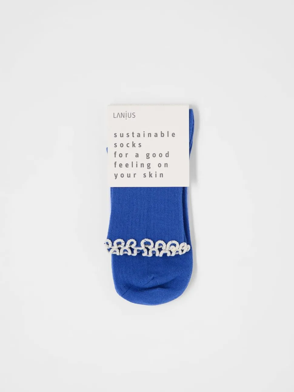 Chaussettes en coton bio | bleu