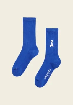 Chaussettes en coton biologique | bleu "saamus bold - dynamo blue"