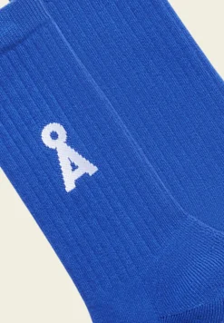 Chaussettes en coton biologique | bleu "saamus bold - dynamo blue"