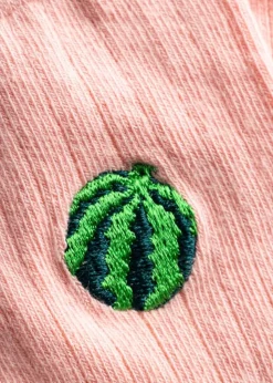 Chaussettes en coton bio | rose