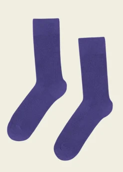 Chaussettes en coton bio | ultra violet