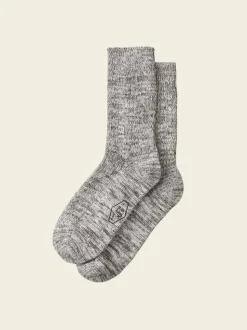 Chaussettes épaisses en matières recyclées | gris "chunky socks greymelange"