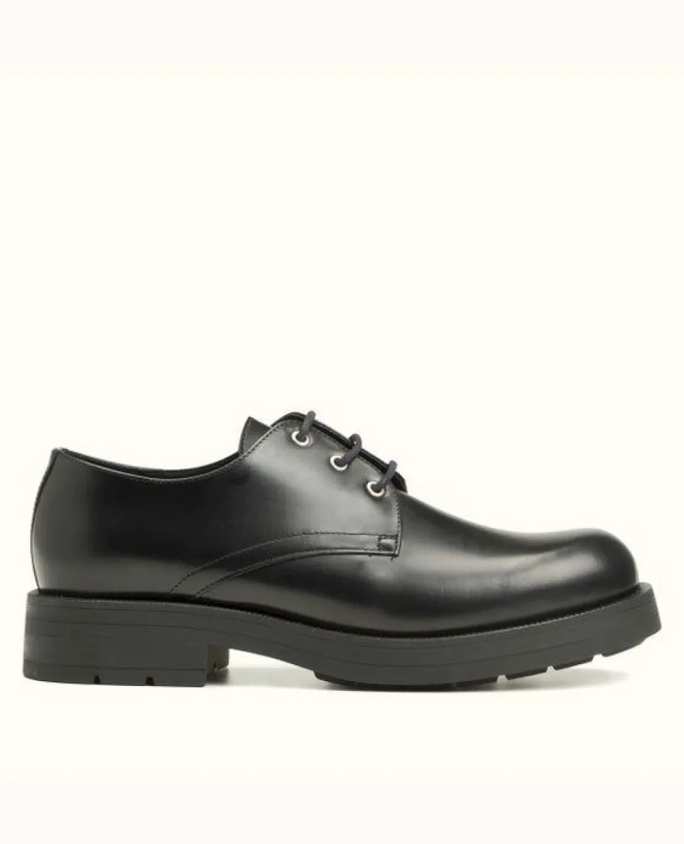 Chaussure made in france en cuir certifié | noir "chemin b2 noir"
