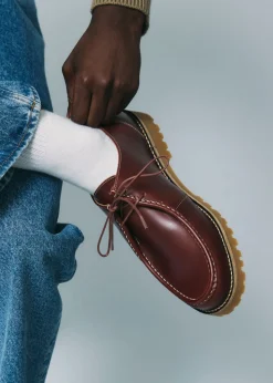 Chaussures en cuir certifié | marron