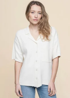 Chemise en coton biologique | blanc 