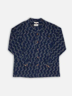 Chemise en coton bio | marine 
