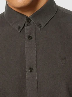 Chemise en coton bio | marron 