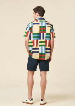 Chemise en coton bio | multicolore 