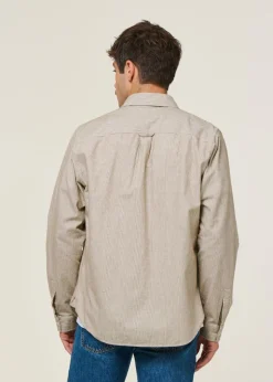 Chemise en coton bio | rayé 