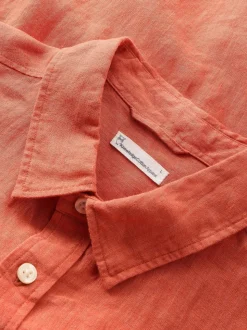 Chemise en lin biologique | rouge 