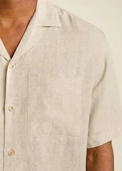 Chemise en lin | écru "shirt marstrand linen"