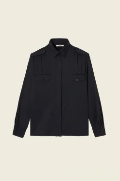 Chemise en matière upcyclée | noir 